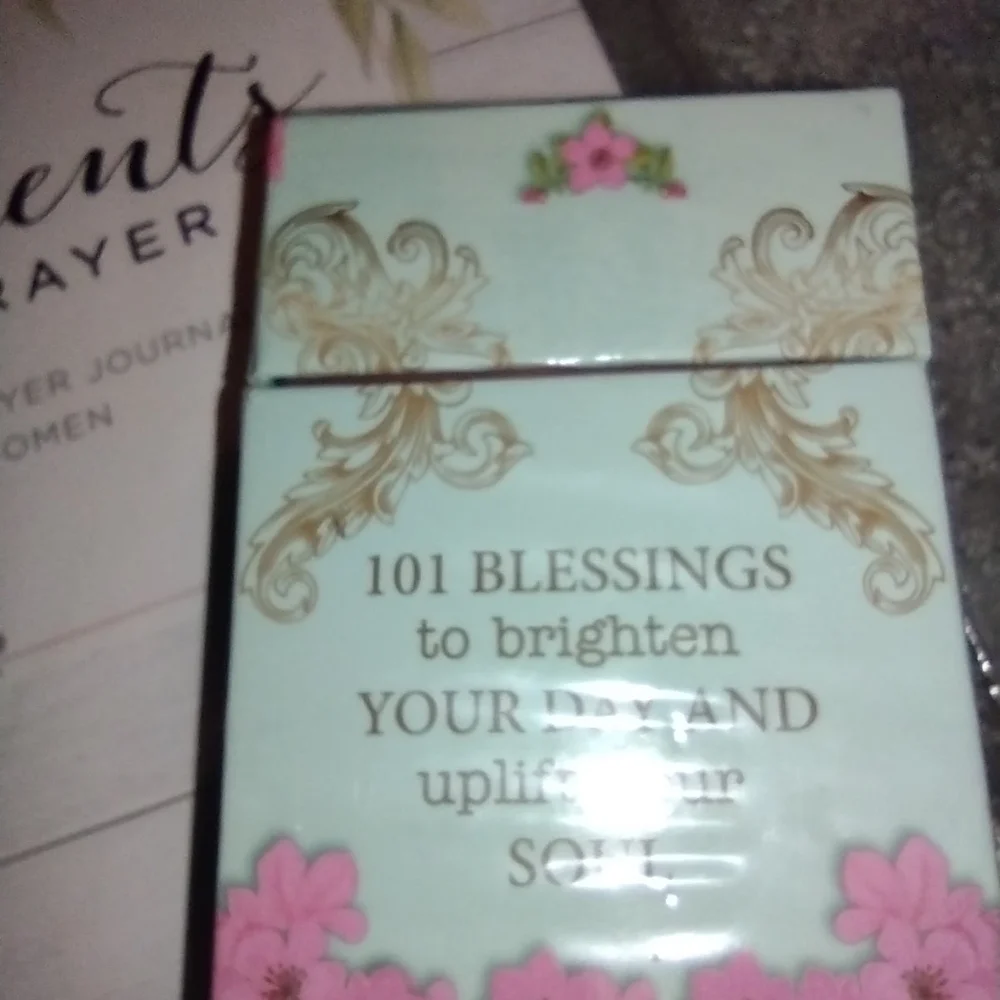🆕 Large Journal, Moments in Prayer & 101 Inspiration Cards 2 Pc Gift Set